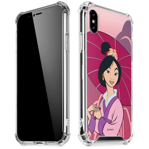 Disney Mulan with Umbrella iPhone XS Max Clear Case